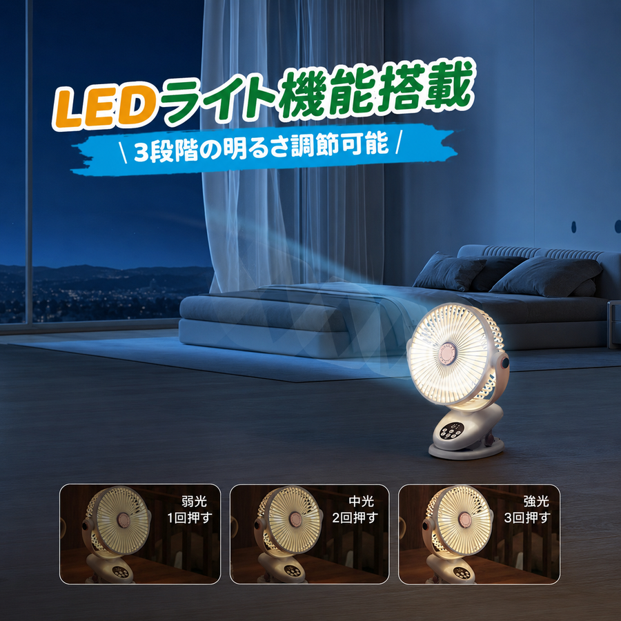 LEDライト・タイマー・アロマ。一台で夜もリラックス