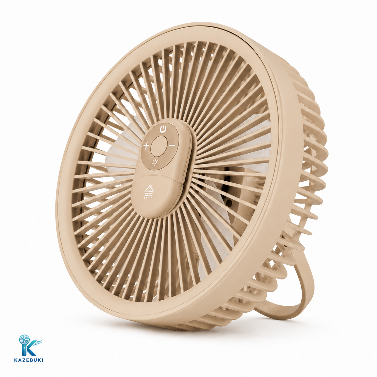 Kazebuki™ 3WAYミニ扇風機 LEDライト付き 🌿✨